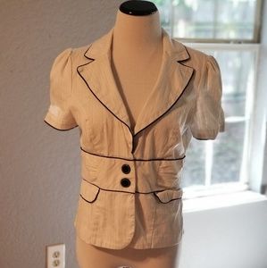 MyMichelle Short Sleeved Office Blazer